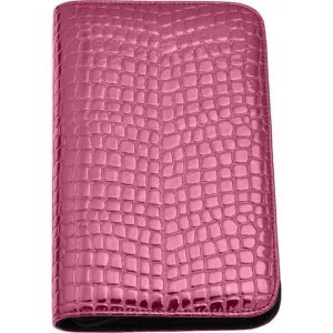 INSTRUMENTE-2-GROOM ROZ CROCODIL FAUX PIELE CAZ FOARFECE