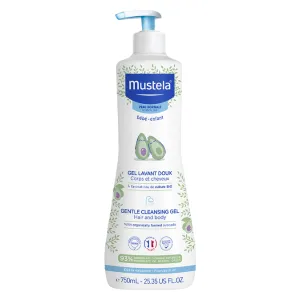 Gel de curatare delicat pentru par si corp, Mustela | 750 ml