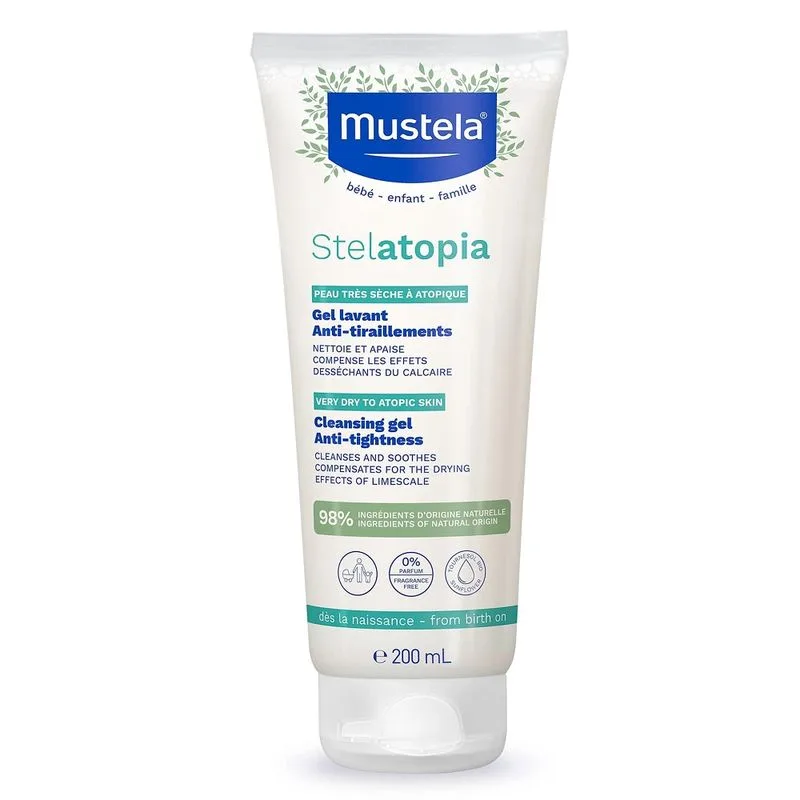 Gel de curatare pentru piele uscata si atopica Stelatopia, Mustela | 200 ml — preț și oferte
