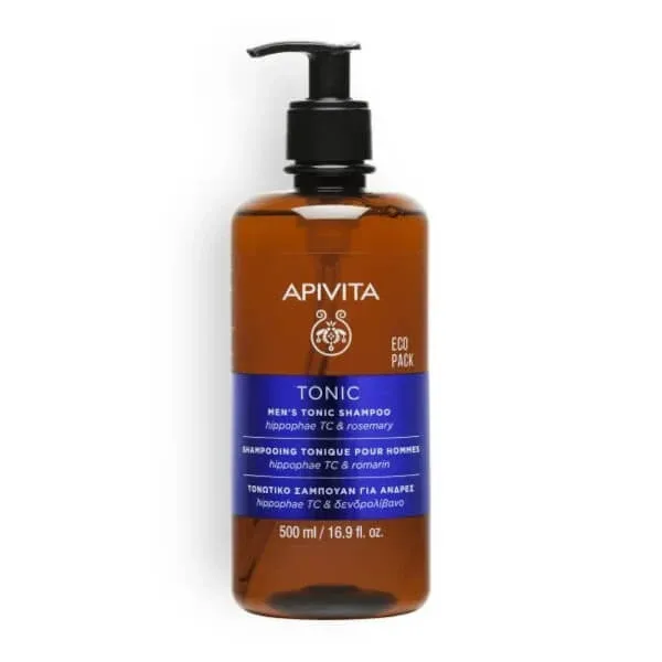 Șampon de păr tonic Apivita pentru bărbați Ecopack 500ml — preț și oferte