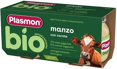 PLASMON BIO OMOG CARNE DE VITĂ MAȘINĂ 2PCS — preț și oferte