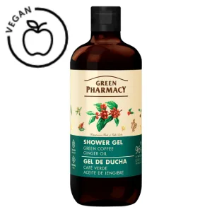 Gel de dus Cafea Verde si Ulei Ghimbir, Green Pharmacy | 500 ml