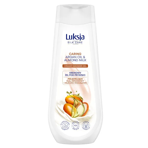 Gel de dus crema SILK CARE Caring, Luksja | 500 ml LUKSJA INFINITY — preț și oferte