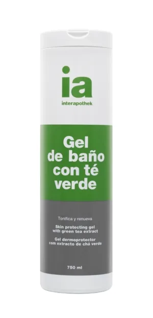Gel de dus cu extract de ceai verde, Interapothek | 750 ml