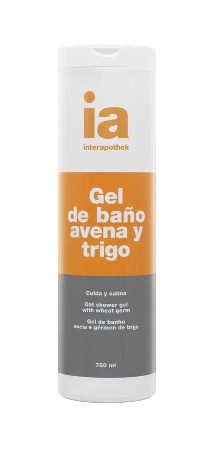 Gel de dus cu extract de ovaz si grau, Interapothek | 750 ml — preț și oferte