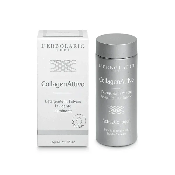 L'Erbolario CollagenAttivo - Pudră de curățare pentru o piele luminoasă și netedă, 35 g — preț și oferte