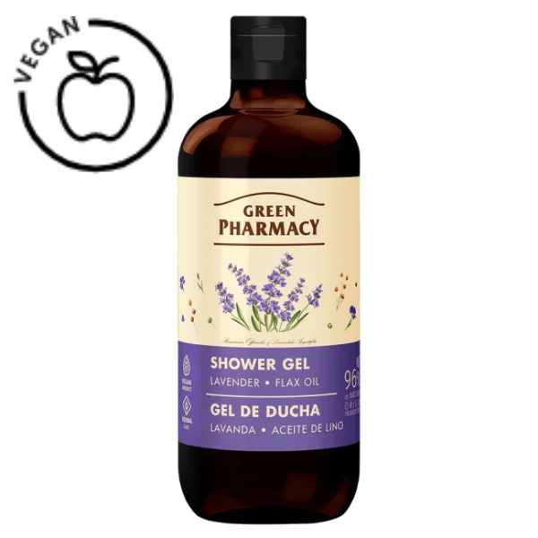 Gel de dus Lavanda si Ulei de In, Green Pharmacy | 500 ml GREEN PHARMACY INFINITY — preț și oferte