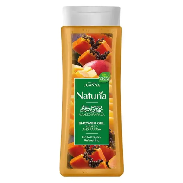Gel de dus Mango si Papaya Naturia, Joanna | 300 ml JOANNA INFINITY — preț și oferte