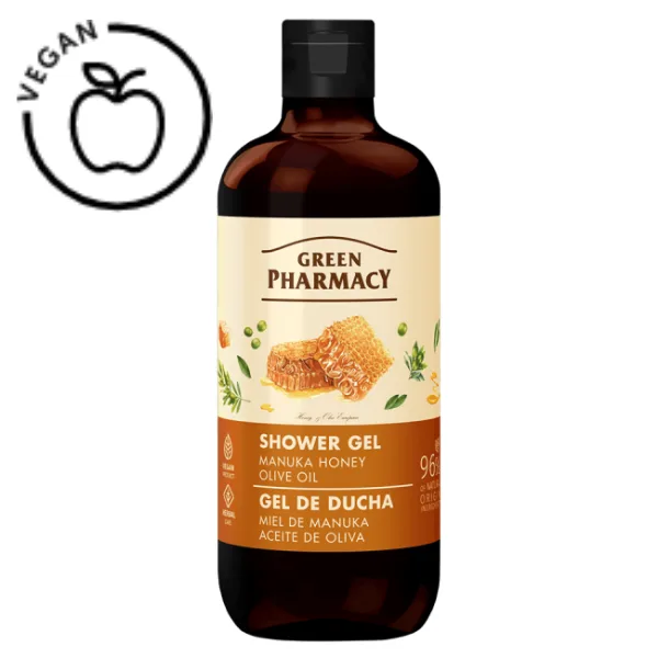 Gel de dus Miere de Manuka si Ulei de Masline, Green Pharmacy | 500 ml GREEN PHARMACY INFINITY — preț și oferte