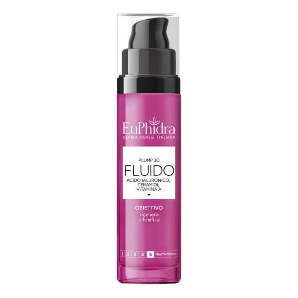 Euphidra Plump 3D Fluid cu acid hialuronic - Regenerează și tonifică 50ml — preț și oferte