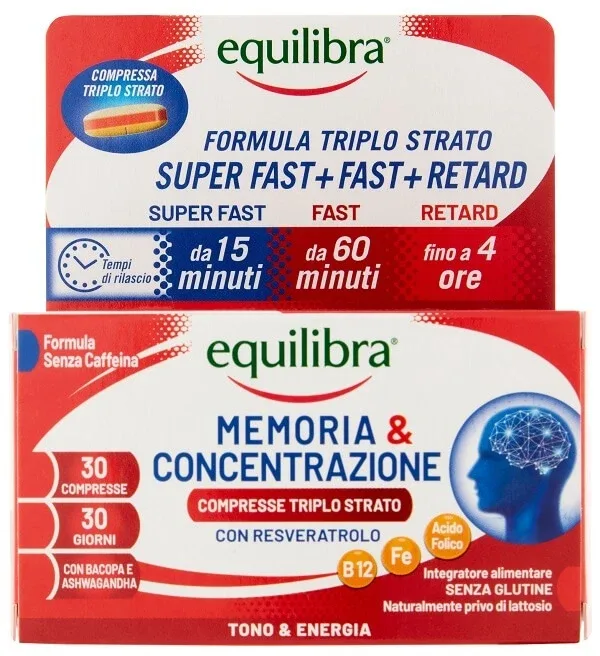 Equilibra Memorie & Concentrare 30 comprimate — preț și oferte