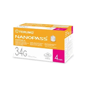 Ac pentru stilou de insulină Nanopass Gauge 34 Lungime 4 Mm 100 bucăți — preț și oferte