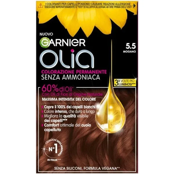 GARNIER OLIA COLORANT PERMANENT 5.5 MAHON — preț și oferte