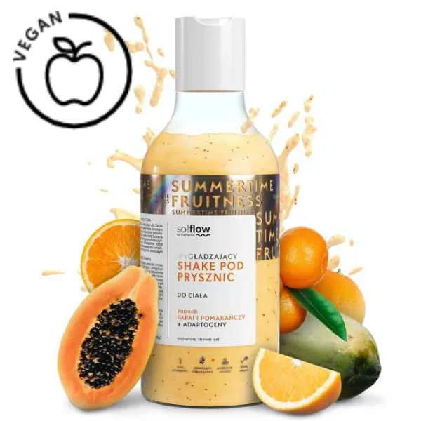 Gel de dus So!Flow Shake Papaya si Portocala, Green Pharmacy | 400 ml GREEN PHARMACY INFINITY — preț și oferte