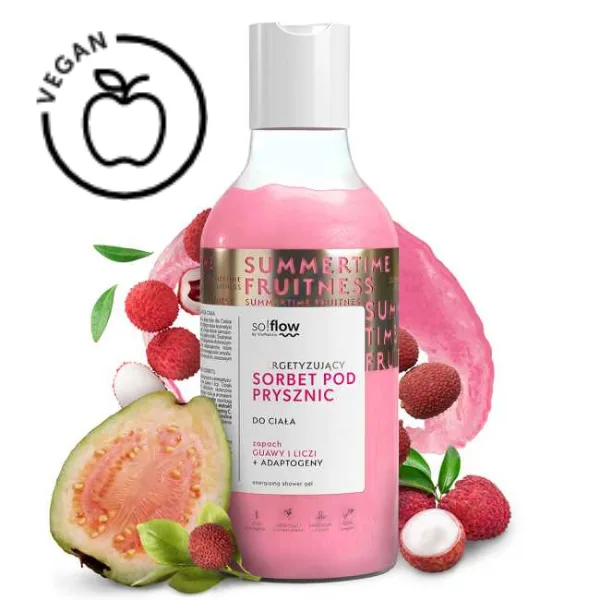 Gel de dus So!Flow Sorbet de Guave si Lychee, Green Pharmacy | 400 ml GREEN PHARMACY INFINITY — preț și oferte