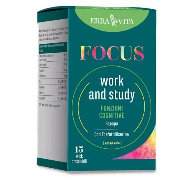Focus Work And Study memorie și supliment de concentrare 15 bețe orosolubile — preț și oferte