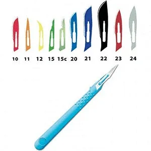 Sterile de unică folosință Meds Scalpels siguranță Figura 22 Kiato