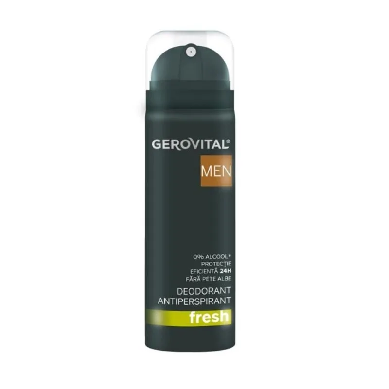Deodorant antiperspirant Fresh Men, 150 ml, Gerovital FARMEC — preț și oferte