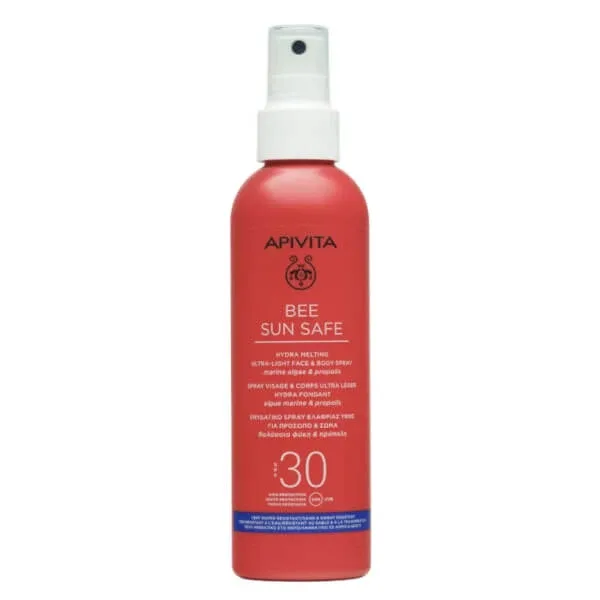 Apivita Bee Sun Safe hydra melting body & face spray spf30 — preț și oferte