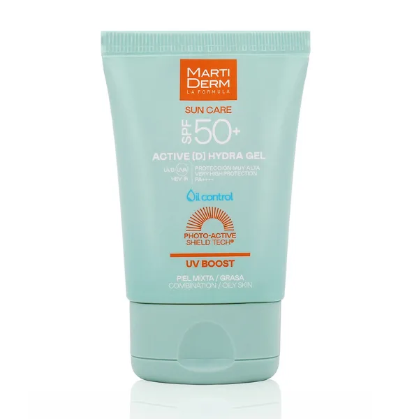 Gel facial hidratant protectie solara SPF50+ Active D Sun Care, Martiderm | 50 ml — preț și oferte