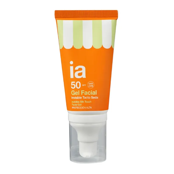 Gel facial protectie solara SPF 50+ Silk Touch, Interapothek | 50 ml — preț și oferte
