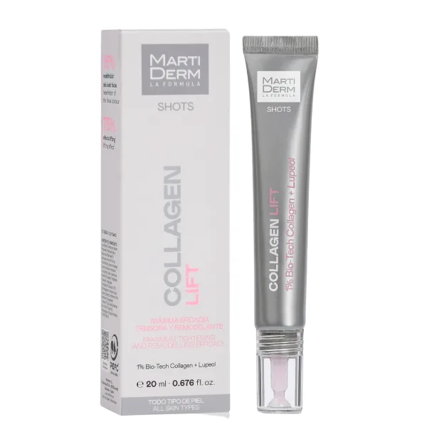 Gel fluid efect lifting cu colagen si lupeol Shots Collagen Lift, Martiderm | 20 ml — preț și oferte