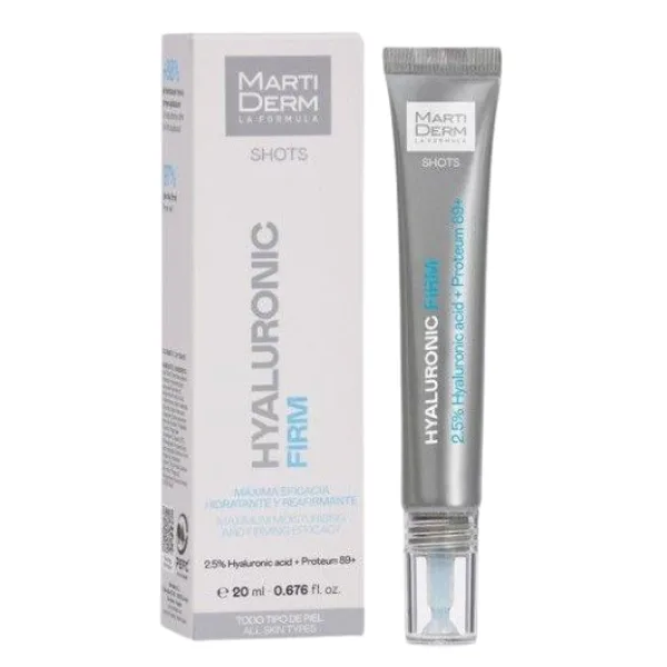 Gel fluid hidratare si fermitate cu acid hialuronic Shots Hyaluronic Firm, Martiderm | 20 ml — preț și oferte