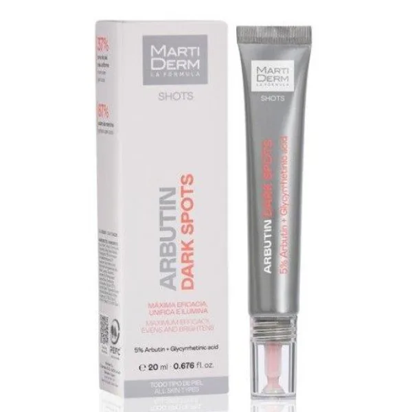Gel fluid uniformizare ten Arbutin Dark Spots, Martiderm | 20 ml — preț și oferte