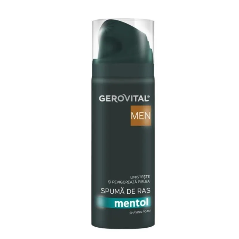 Spuma de ras mentol Men, 200 ml, Gerovital FARMEC — preț și oferte