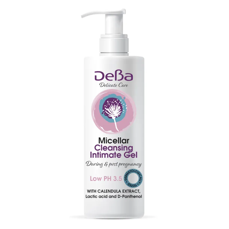 Gel intim micelar pentru perioada sarcinii si postanatala DEBA Delicate Care, Rubella | 200 ml RUBELLA INFINITY — preț și oferte