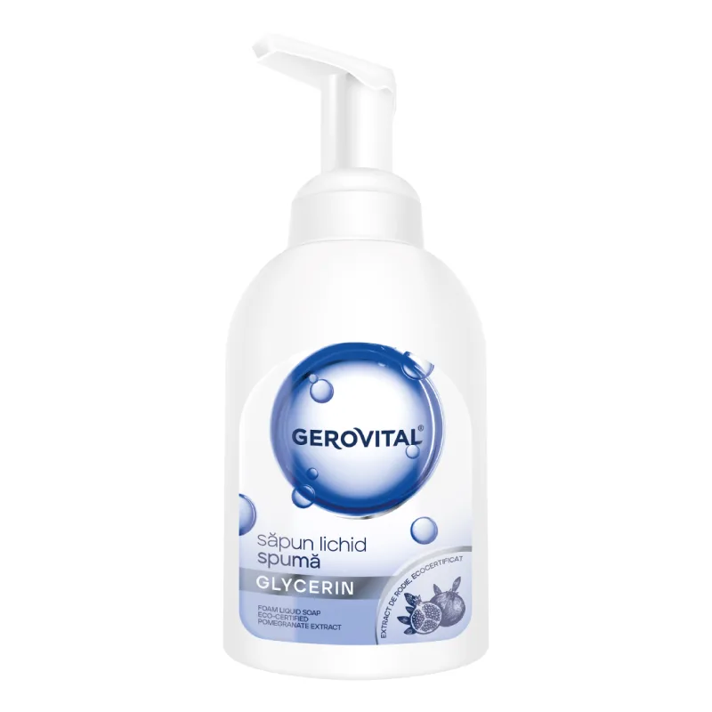 Sapun lichid spuma pure glycerin, 300 ml, Gerovital FARMEC — preț și oferte