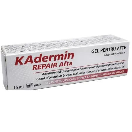 Gel pentru afte Kadermin Repair Afta, MBA Pharma | 15 ml — preț și oferte
