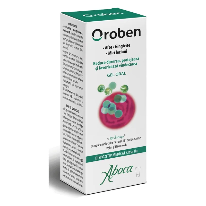 Gel pentru afte Oroben cu resinox FP, Aboca | 15 ml — preț și oferte