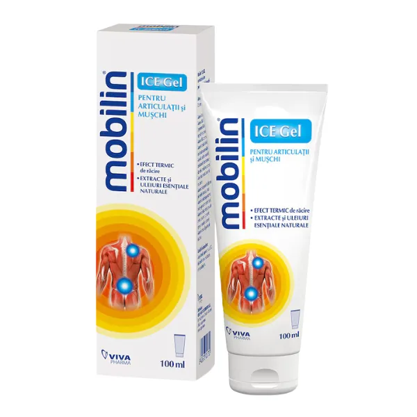 Gel pentru articulatii si muschi Mobilin Ice, Viva Pharma | 100ml — preț și oferte