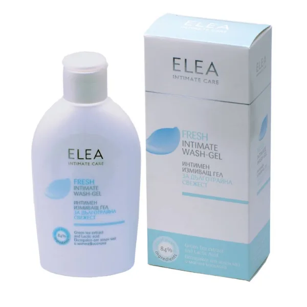 Gel pentru igiena intima FRESH ceai verde si acid lactic Elea | 250 ml SOLVEX COSMETICS INFINITY — preț și oferte