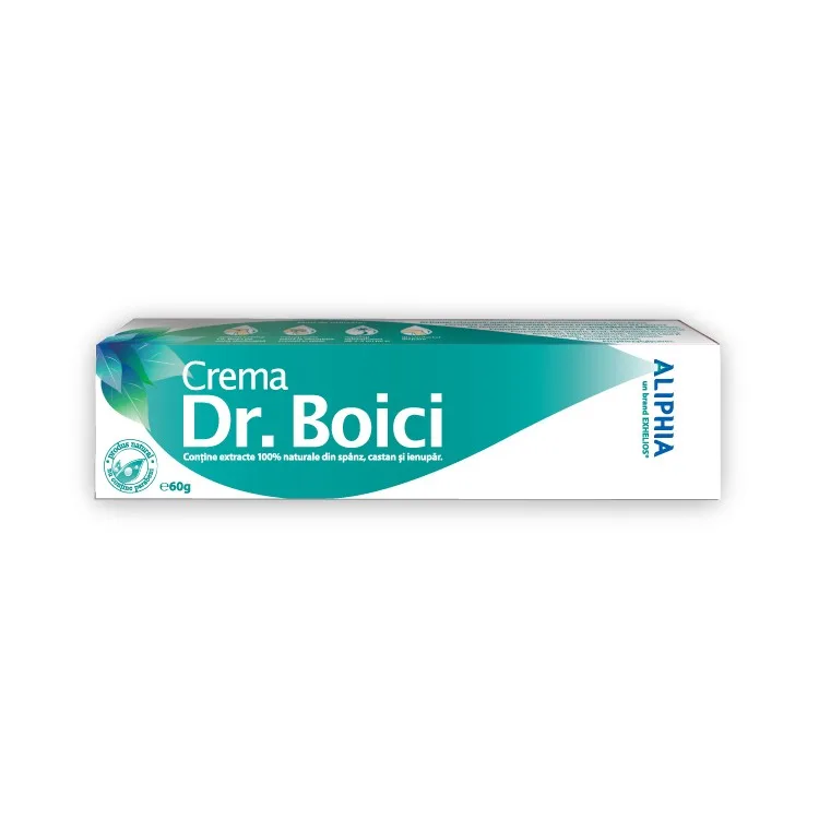 Crema pentru dureri Dr. Boici, 60g, Aliphia — preț și oferte