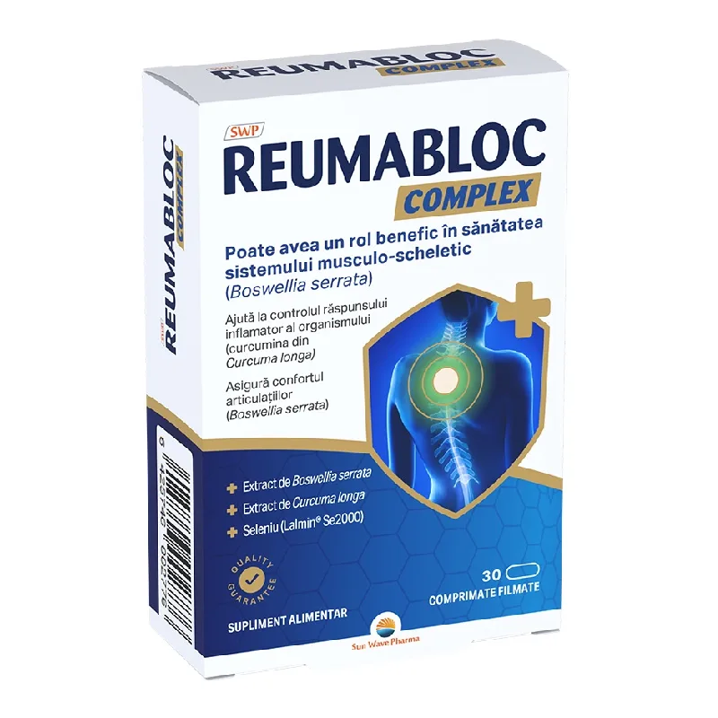 Reumabloc Complex, 30 comprimate, Sun Wave Pharma — preț și oferte