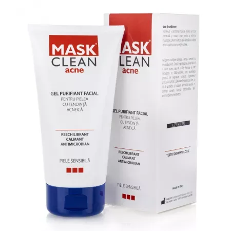 Gel purifiant facial Mask Clean Acne, Meditrina Pharmaceuticals | 150 ml SOLARTIUM GROUP — preț și oferte