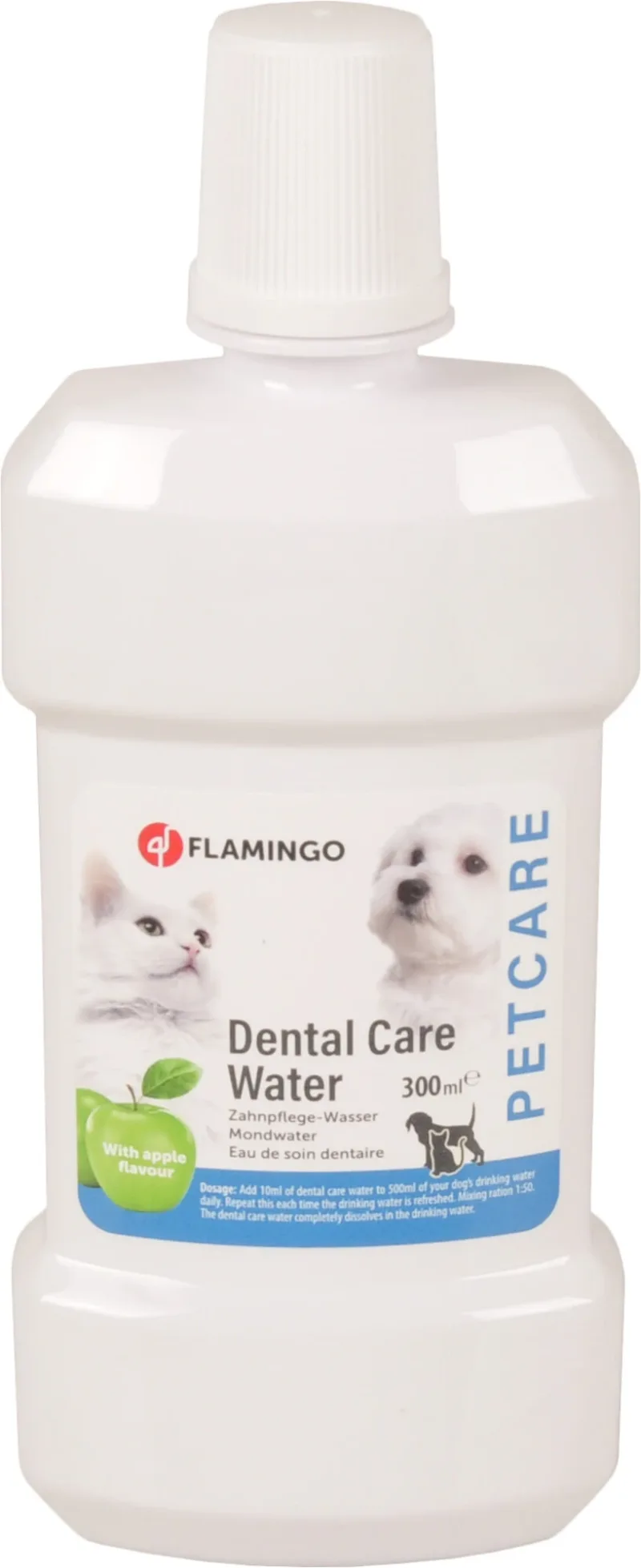 CLĂTIRE DENTARĂ FLAMINGO CU AROMĂ DE MERE 300 ML — preț și oferte