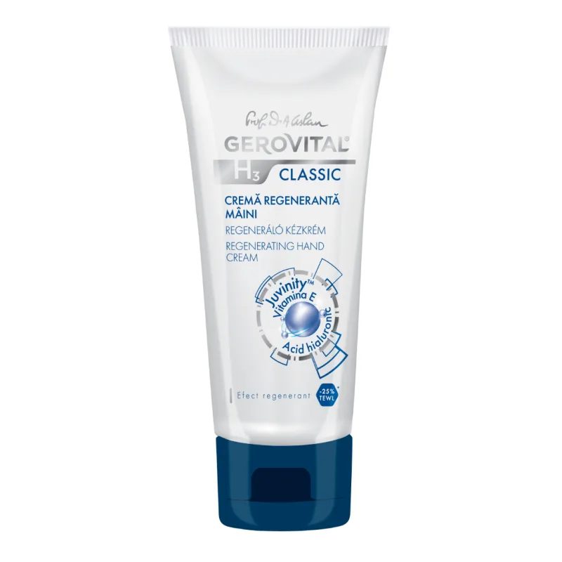 Crema regeneranta pentru maini H3 Classic, 100 ml, Gerovital FARMEC — preț și oferte