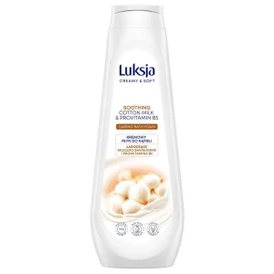 Gel spuma de baie  Creamy & Soft Soothing cu lapte BBC si provitamina B5, Luksja | 900 ml