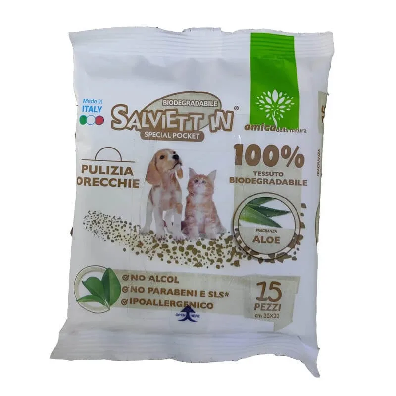 ȘERVEȚELE SPECIALE DE BUZUNAR IGIENĂ URECHI CF. (15 PCS.) ALOE — preț și oferte