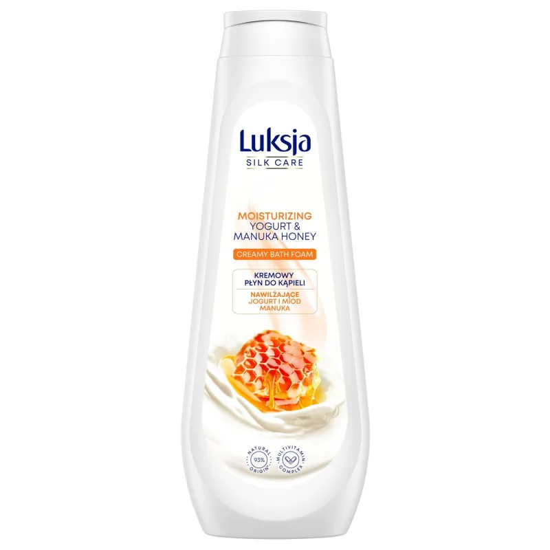 Gel spuma de baie SILK & CARE Moisturizing, Luksja | 900 ml LUKSJA INFINITY — preț și oferte