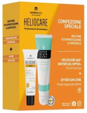 Heliocare 360 Routine Kit Water Gel SPF50+ + After Sun Face