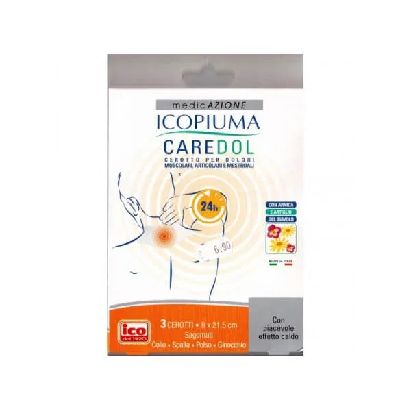 Icopiuma Caredol 3 plasturi pentru dureri de gât și umăr — preț și oferte