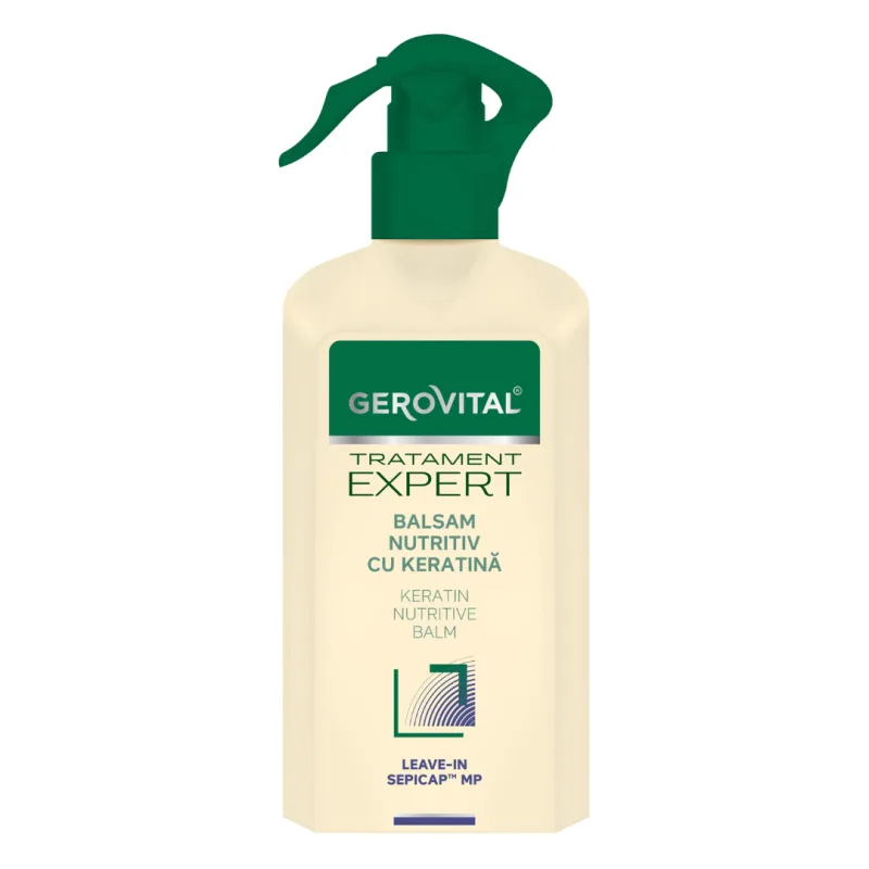 Balsam nutritiv leave-in cu keratina Tratament Expert, 150 ml, Gerovital FARMEC — preț și oferte