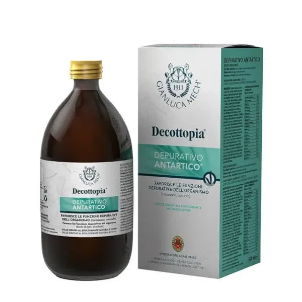 Gianluca Mech Decottopia Depurativ Antarctic cu Stevia 500ml — preț și oferte