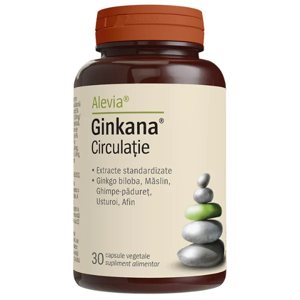 Ginkana Circulatie, Alevia | 30 capsule — preț și oferte