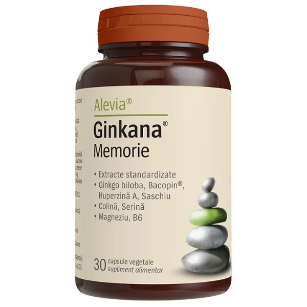 Ginkana Memorie, Alevia | 30 capsule — preț și oferte