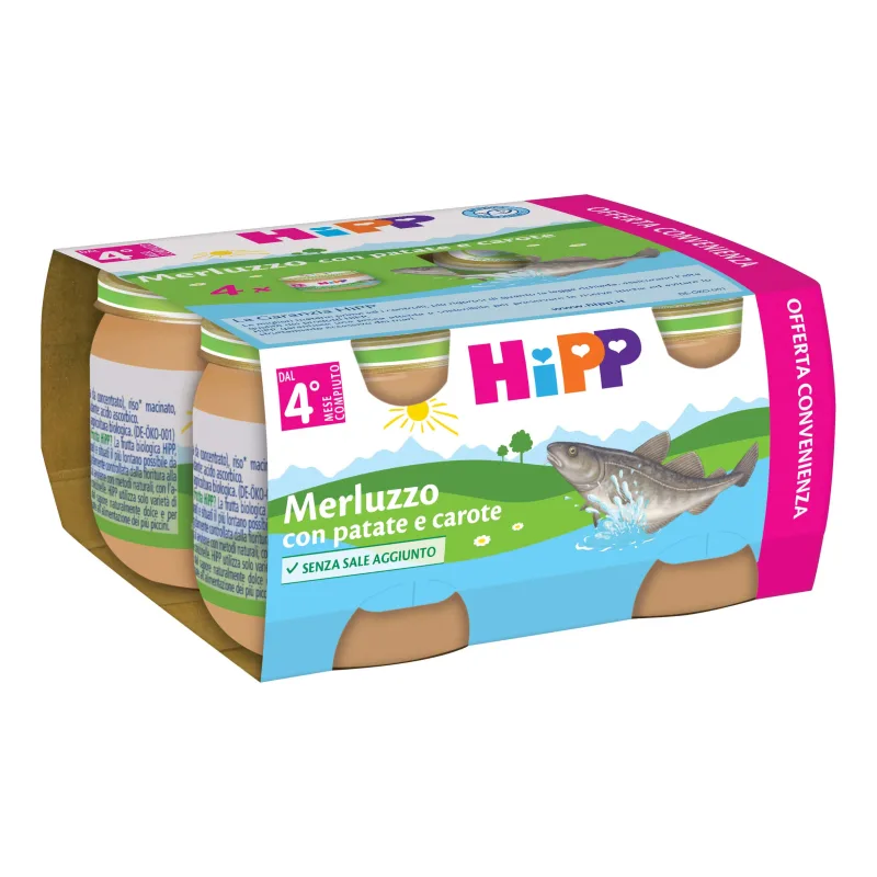 HiPP Cod omogenizat cu cartofi morcovi — preț și oferte